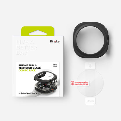 Ringke Slim Case for Samsung Galaxy Watch Ultra, Matte Black