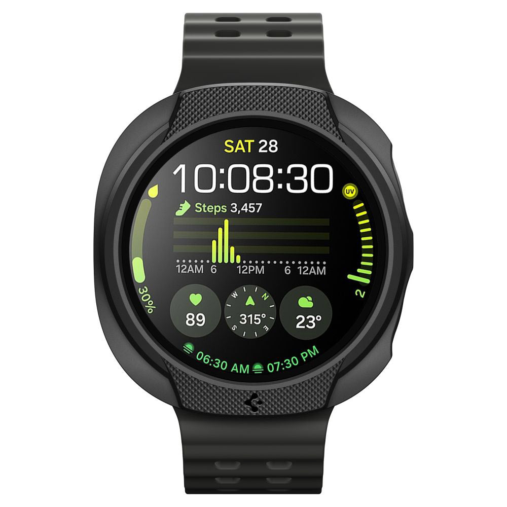 Spigen Liquid Air Case for Samsung Galaxy Watch8 44mm, Matte Black ACS09839