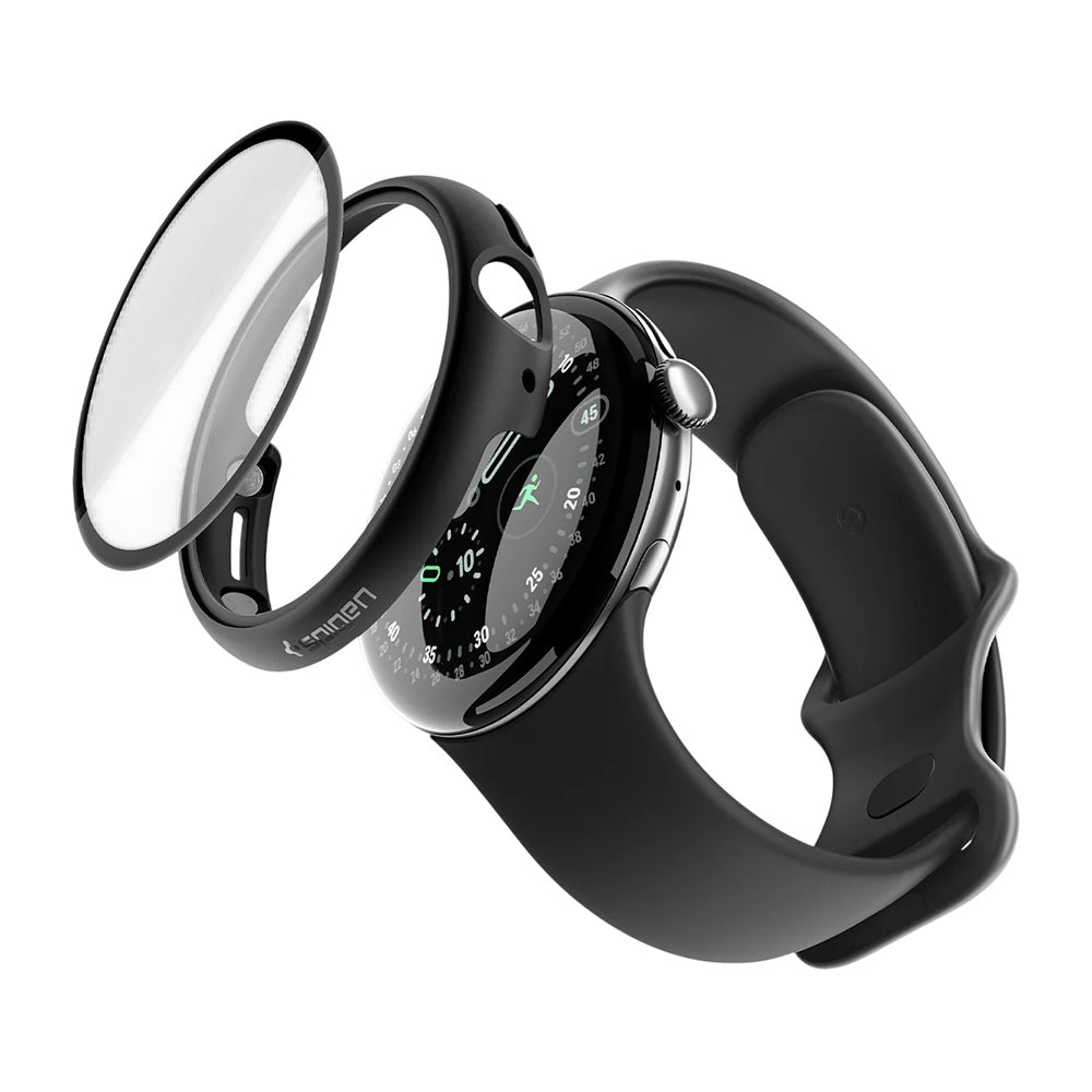 Spigen Thin Fit 360 Case for Google Pixel Watch 45mm Series, Black ACS11746