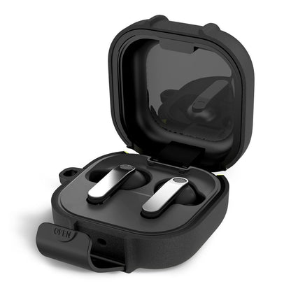 Tech-Protect Slim Hook Case for Samsung Galaxy Buds4 / Buds4 Pro, Black