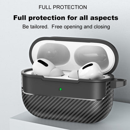 Techsuit CarbonFiber Case for Apple AirPods Pro 3, Black