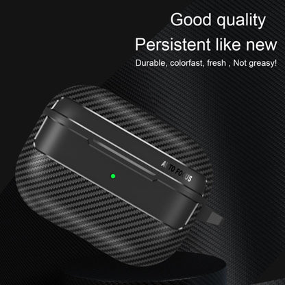 Techsuit CarbonFiber Case for Apple AirPods Pro 3, Black