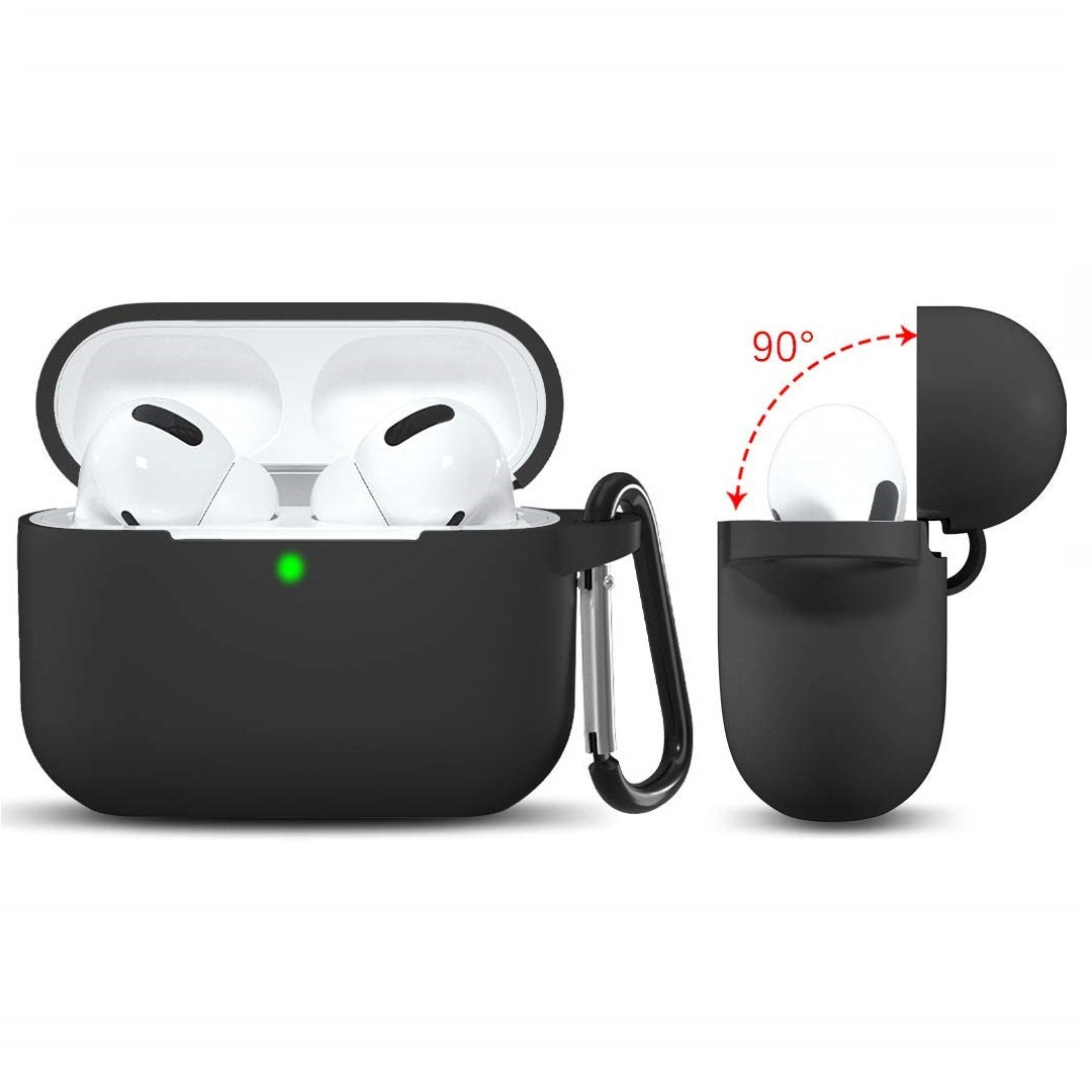 Techsuit Silicone Case for Apple AirPods 3, Black