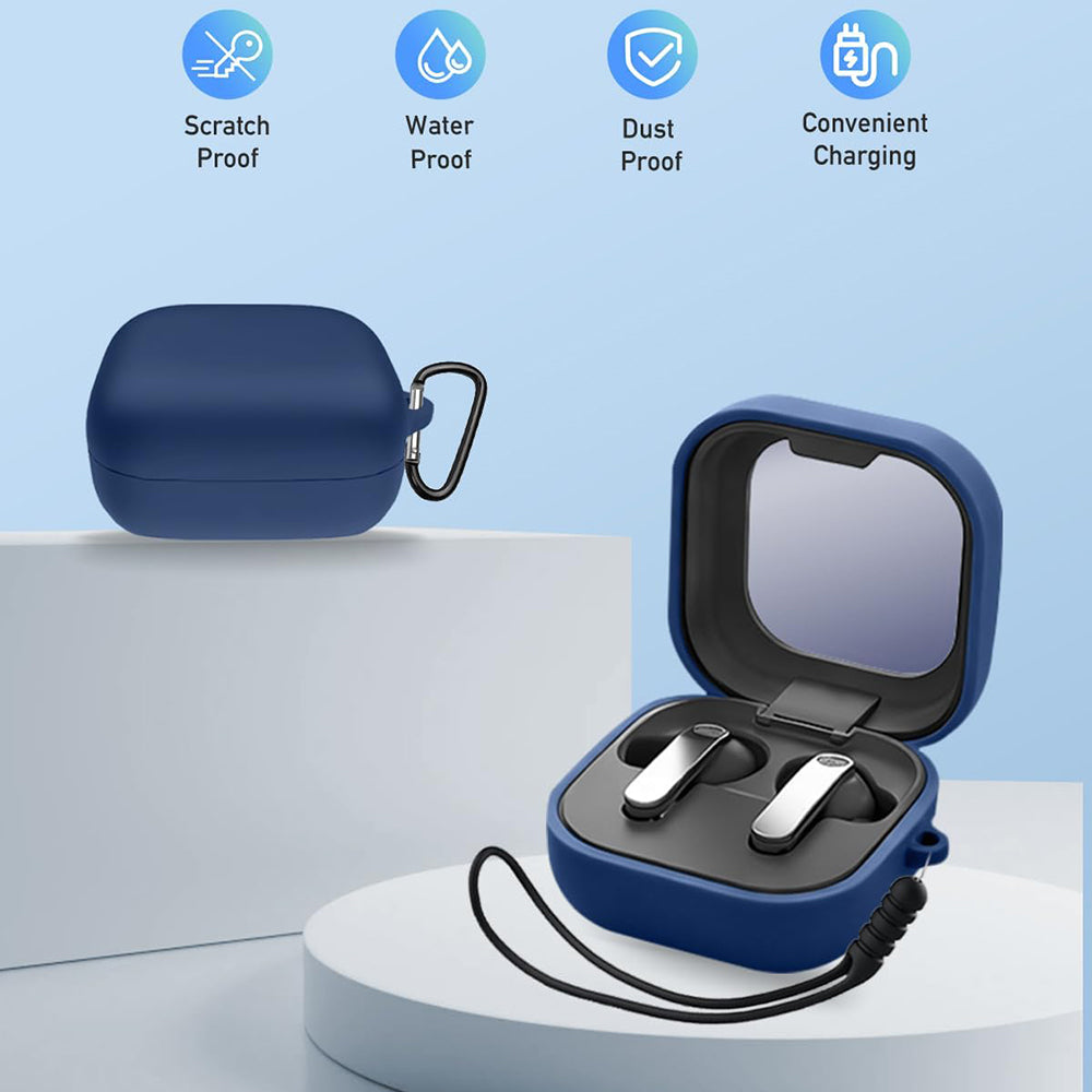 Techsuit Silicone Case for Samsung Galaxy Buds4 / Buds4 Pro, Blue