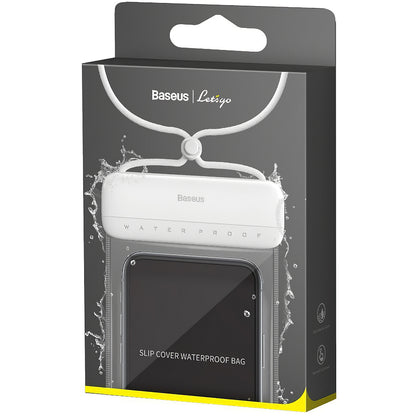 Universal Waterproof Case, Baseus, Let's Go, White ACFSD-D02