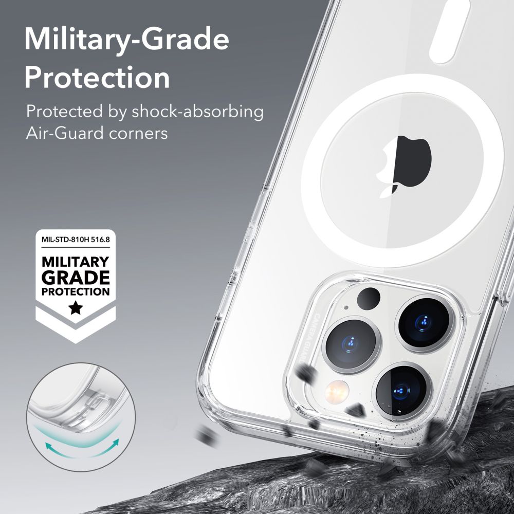 MagSafe Case for Apple iPhone 14 Pro Max, ESR, Ch Halolock, Transparent