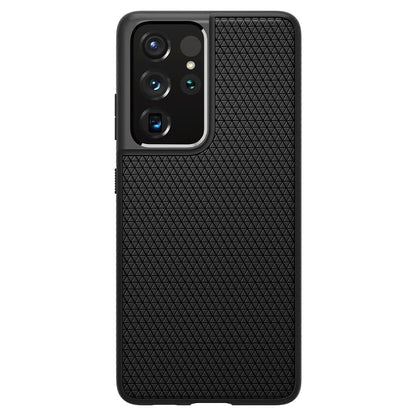 Pouch for Samsung Galaxy S21 Ultra 5G G998, Spigen, Liquid Air, Black SPN1456BLK SPN1456BLK