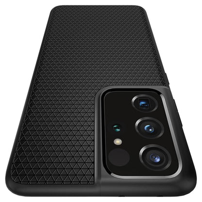 Pouch for Samsung Galaxy S21 Ultra 5G G998, Spigen, Liquid Air, Black SPN1456BLK SPN1456BLK