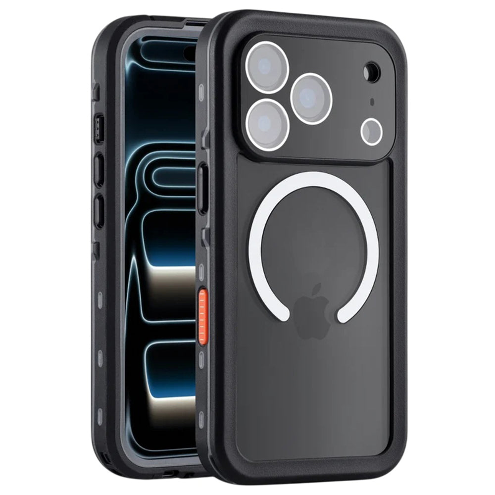 Waterproof Case for Apple iPhone 18 Pro / 17 Pro, ShellBox, Black