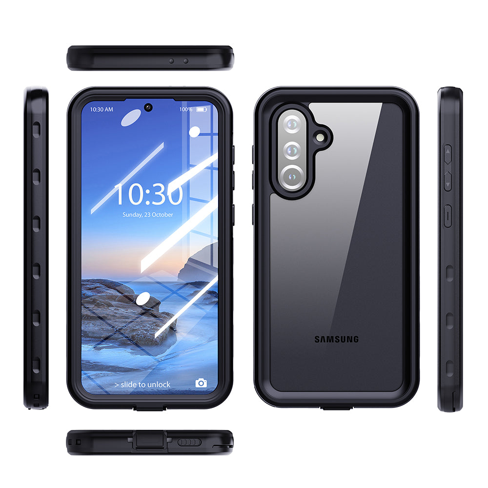 Waterproof Case for Samsung Galaxy A26 A266, ShellBox, Black