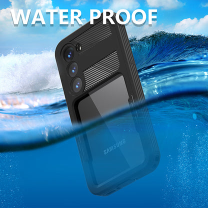 Waterproof Case for Samsung Galaxy S23 S911, ShellBox, Black