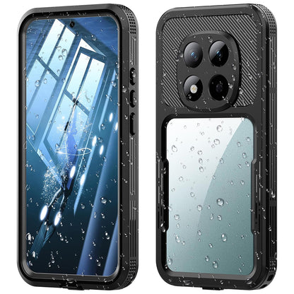 Waterproof Case for Xiaomi Redmi Note 15 Pro 5G, ShellBox, Black