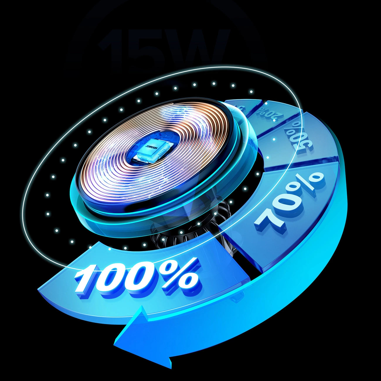 Joyroom JR-ZS291 Wireless Car Charger, 15W, 1.67A, Silver