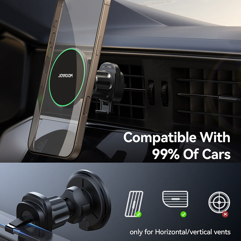 Joyroom JR-ZS412 Wireless Car Charger, 15W, 1.67A, Black