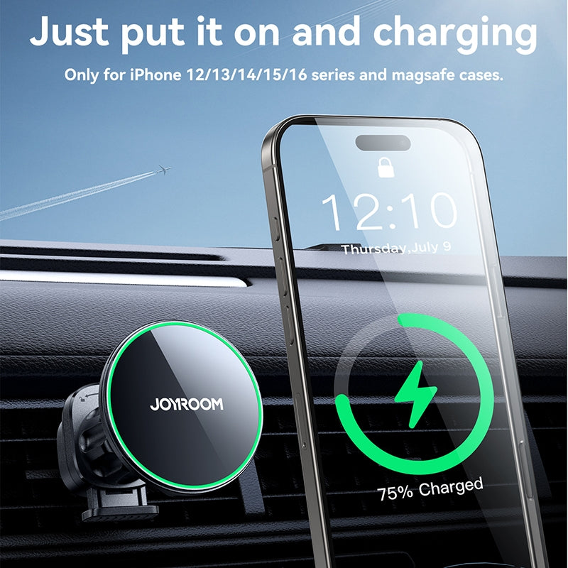 Joyroom JR-ZS412 Wireless Car Charger, 15W, 1.67A, Black