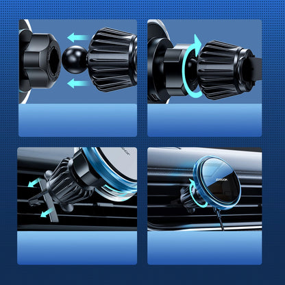 Joyroom JR-ZS291 Wireless Car Charger, 15W, 1.67A, Silver