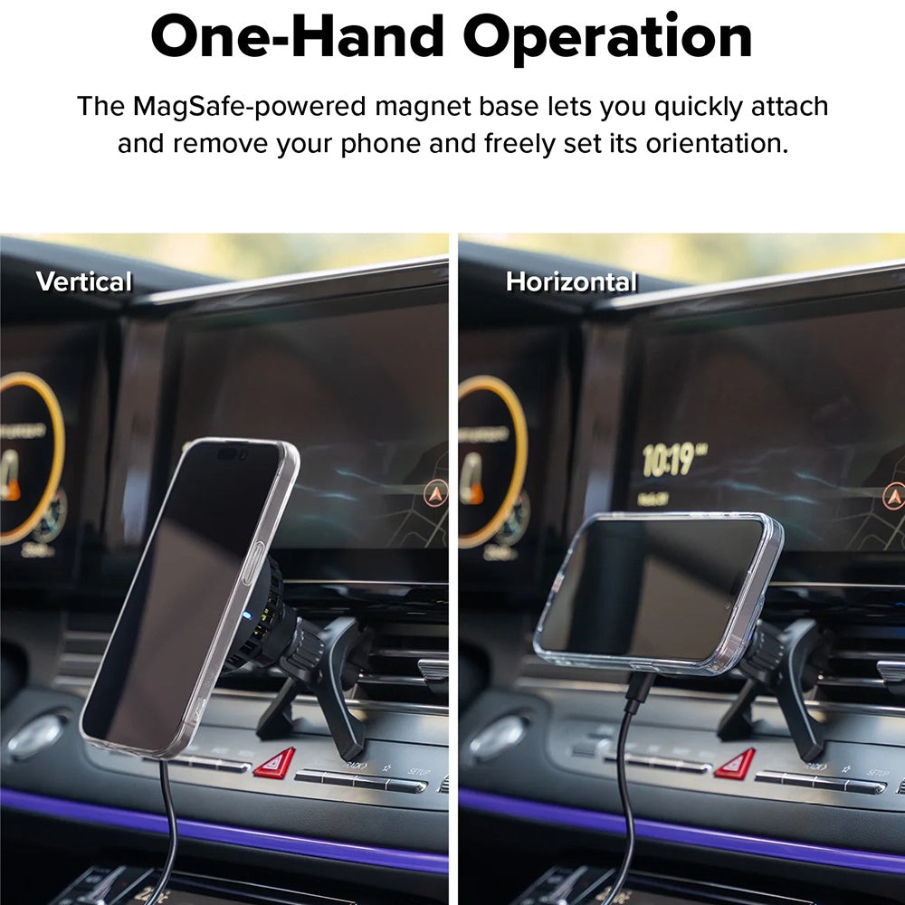 Ringke Wireless Car Charger, 15W, 1.67A, Black