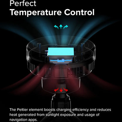 Ringke Wireless Car Charger, 15W, 1.67A, Black