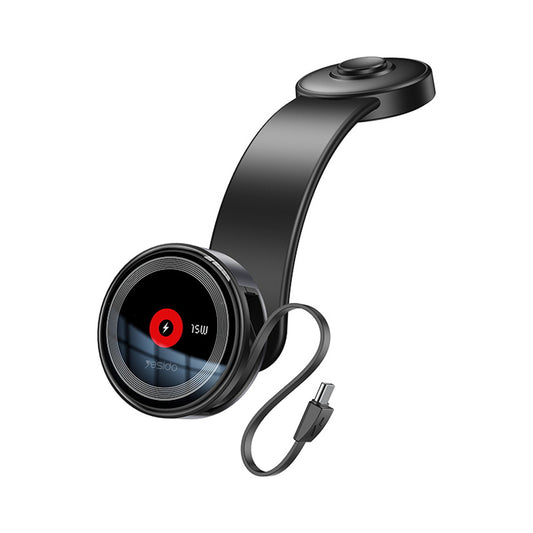 Yesido C314 Wireless Car Charger, 15W, 1.67A, Black