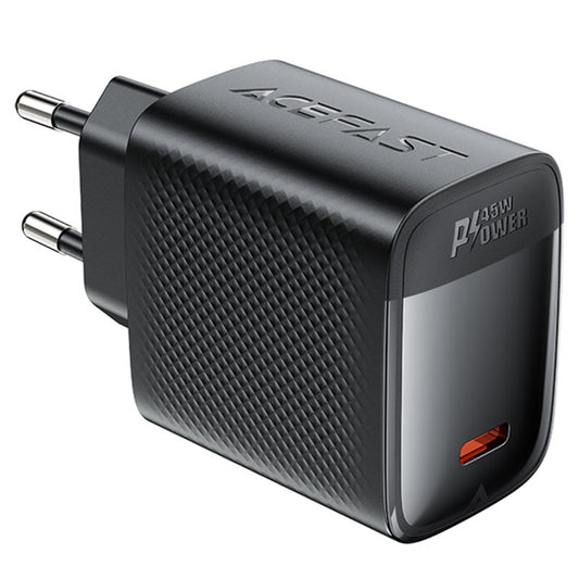 Acefast A112 Network Charger, 45W, 3A, 1 x USB-C, Black