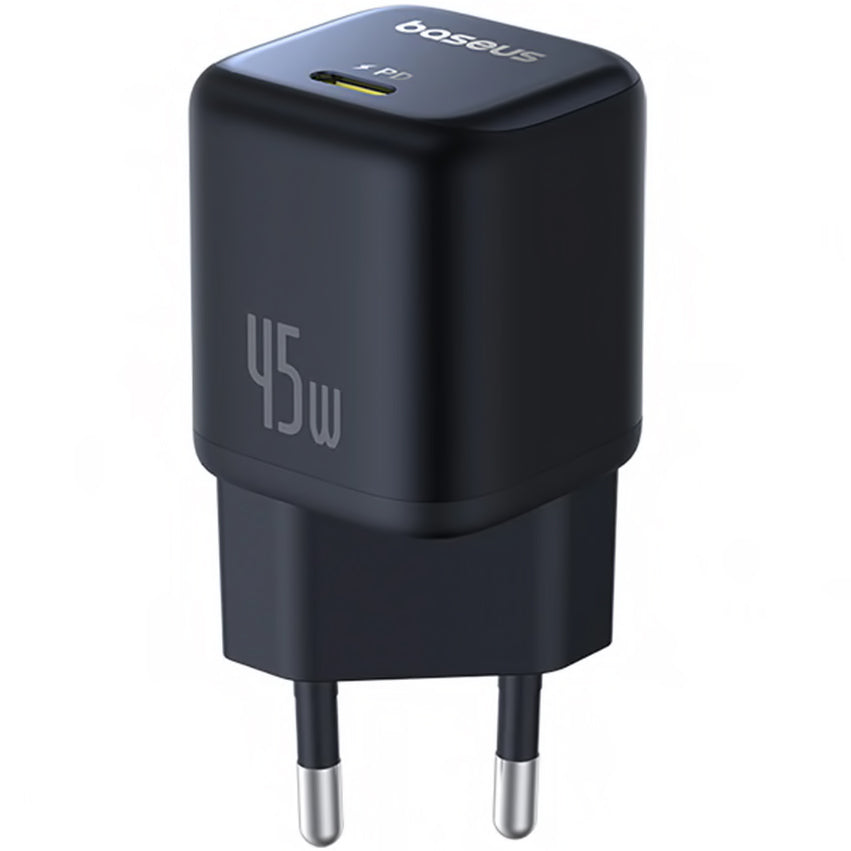 Baseus PicoGo Network Charger, 45W, 3A, 1 x USB-C, Black P10176800123-00