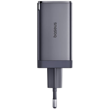 Baseus GaN5 Ultra USB-C Cable Network Charger with USB-C Cable, 65W, 3.25A, 1 x USB-A - 2 x USB-C, Gray P10110812827-Z1