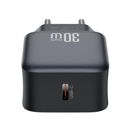 Network Charger with USB-C Cable XO Design L155, 30W, 3A, 1 x USB-C, Black