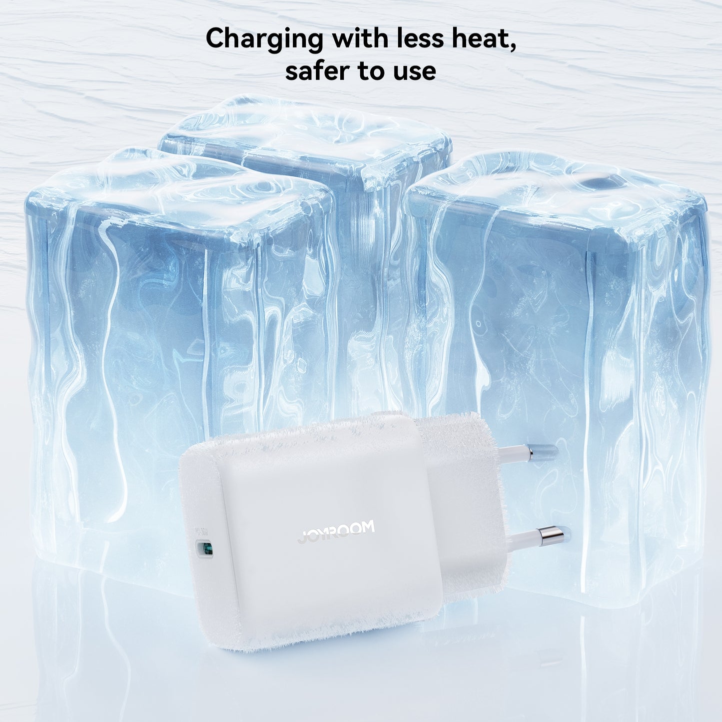 Joyroom JR-TCF24 USB-C Network Charger with Cable, 30W, 3A, 1 x USB-C, White