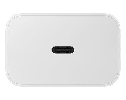 Samsung USB-C Network Charger with Cable, 45W, 4.05A, 1 x USB-C, White EP-T4511XWEGEU