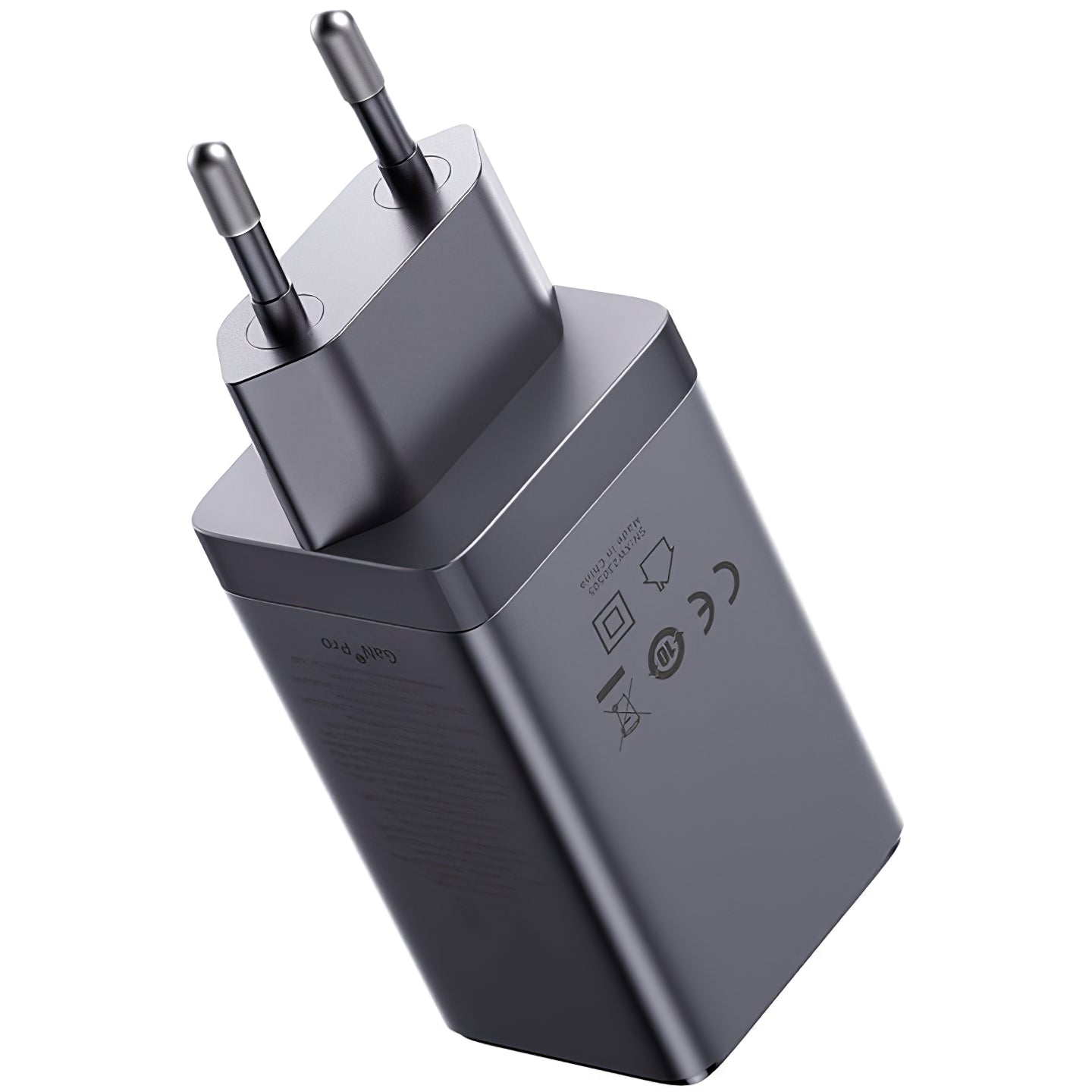 Baseus GaN5 Ultra USB-C Cable Network Charger with USB-C Cable, 65W, 3.25A, 1 x USB-A - 2 x USB-C, Gray P10110812827-Z1