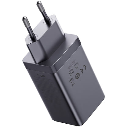 Baseus GaN5 Ultra USB-C Cable Network Charger with USB-C Cable, 65W, 3.25A, 1 x USB-A - 2 x USB-C, Gray P10110812827-Z1
