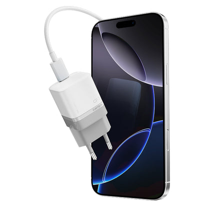 Cuktech Network Charger, 40W, 3A, 1 x USB-C, White CKAC301SEUWH