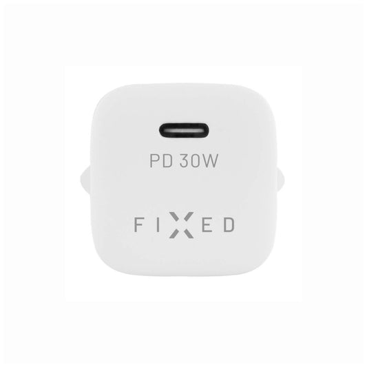 Fixed Mini Network Charger, 30W, 3A, 1 x USB-C, White
