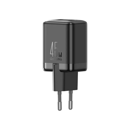 Joyroom JR-TCG17 Network Charger, 45W, 3A, 2 x USB-C, Black