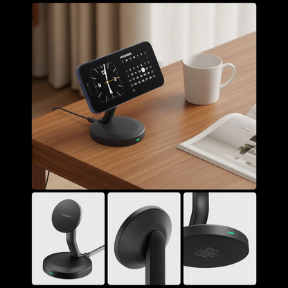 Spigen EF151MS Wireless Network Charger, 15W, 1.67A, Black