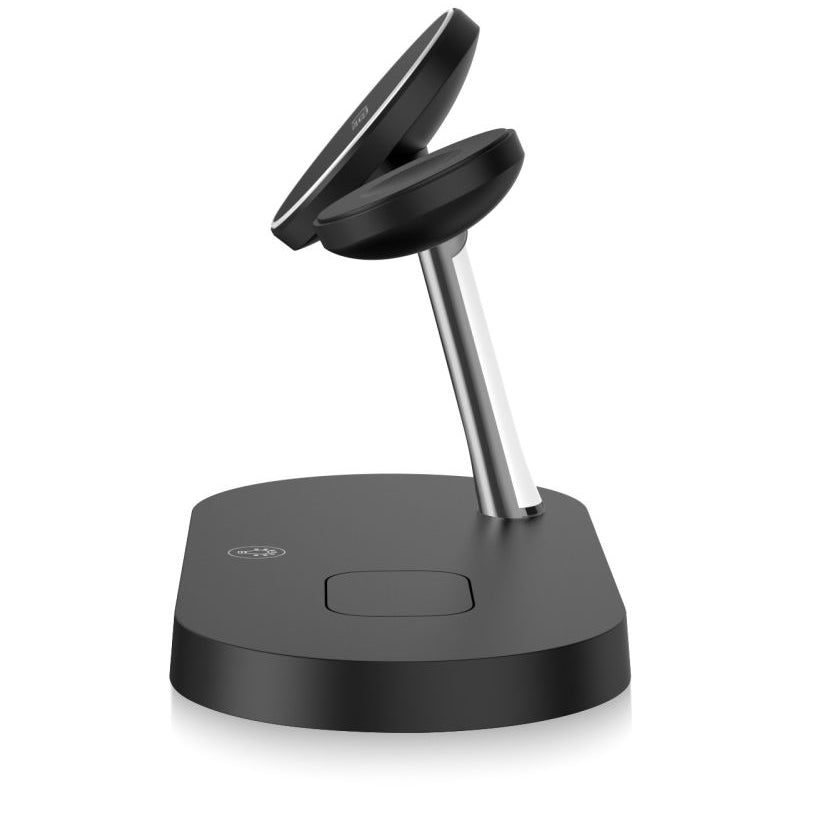 Tech-Protect A12 3in1 Wireless Network Charger, 15W, 1.67A, Black