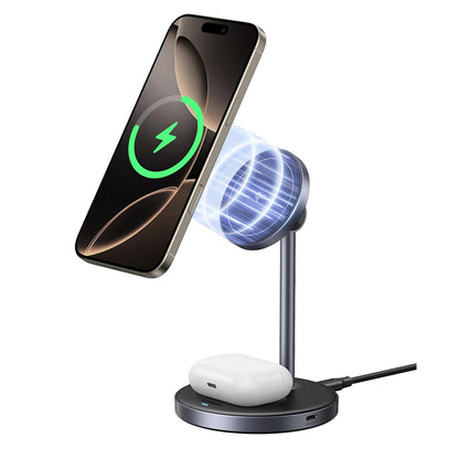 UGREEN W710 3in1 Wireless Network Charger, 20W, 1.67A, 1 x USB-C, Black