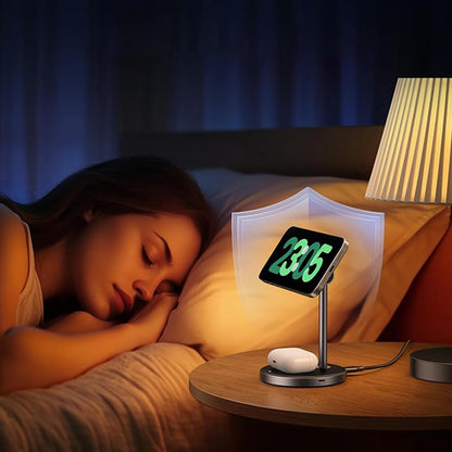 UGREEN W710 3in1 Wireless Network Charger, 20W, 1.67A, 1 x USB-C, Black