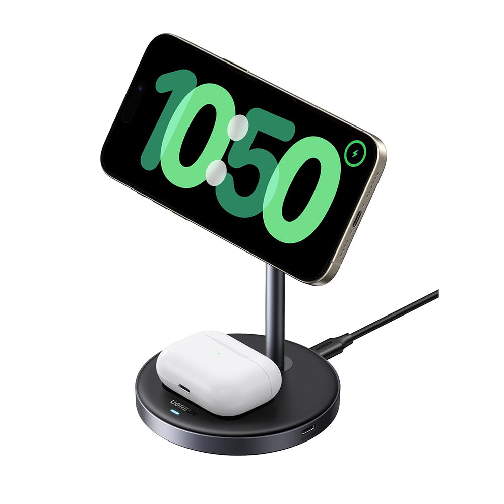 UGREEN W710 3in1 Wireless Network Charger, 20W, 1.67A, 1 x USB-C, Black