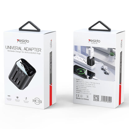 Yesido MC09 Travel Network Adapter, Black