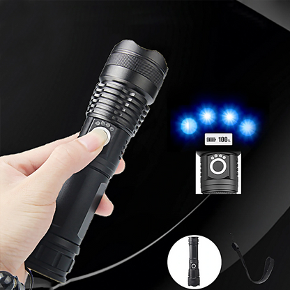 LED Flashlight WZK WLT-15W, 1500lm, IP65