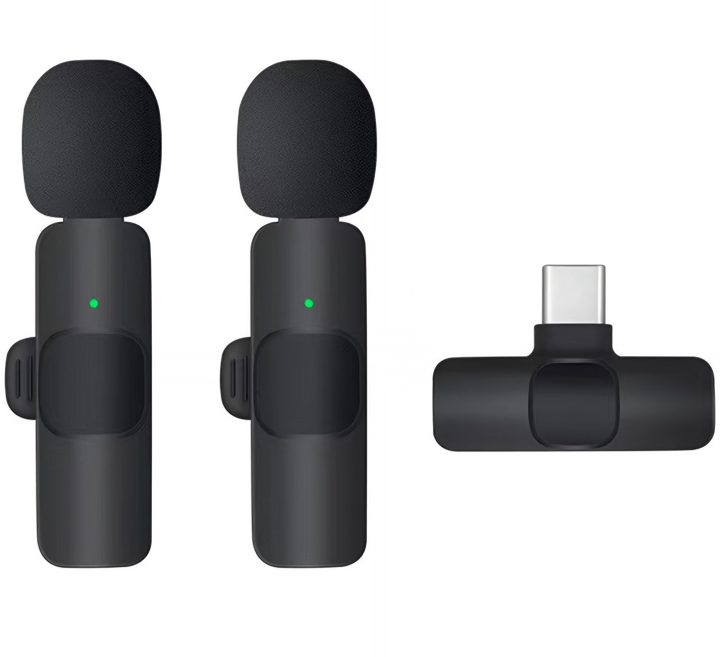 OEM K1 Lavalier, USB-C, Set of 2, Black
