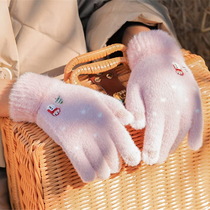 Techsuit Women's Winter Touchscreen Gloves ST0011, Size 17cm, Beige