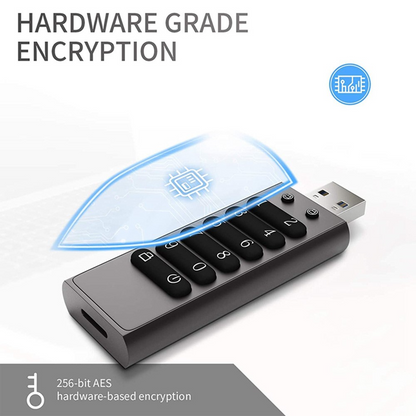 External USB-A 3.0 OEM XC002 KeySecure Memory, 64Gb