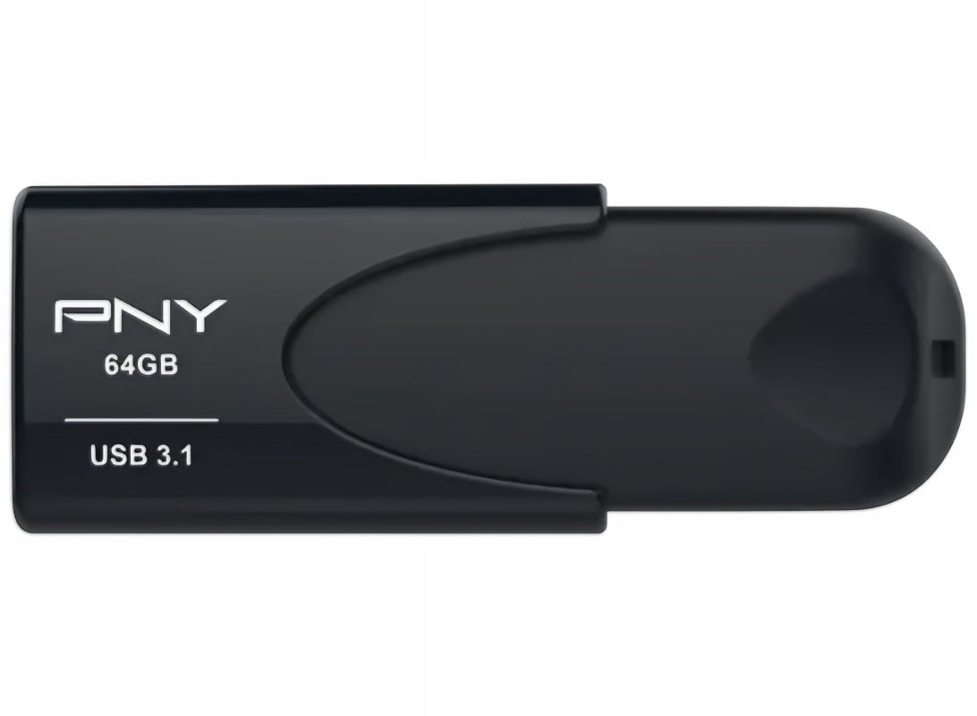 External USB-A 3.1 Memory PNY Attache 4, 64Gb FD64GATT431KK-EF