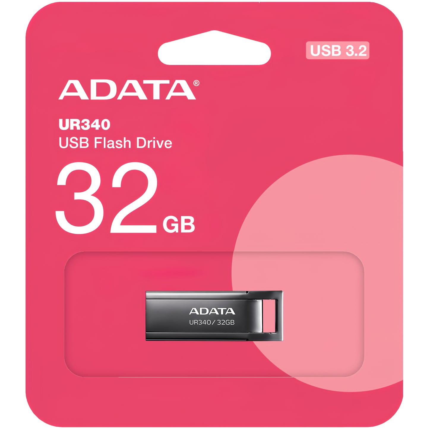 External Memory USB-A 3.2 Adata UR340, 32Gb AROY-UR340-32GBK 