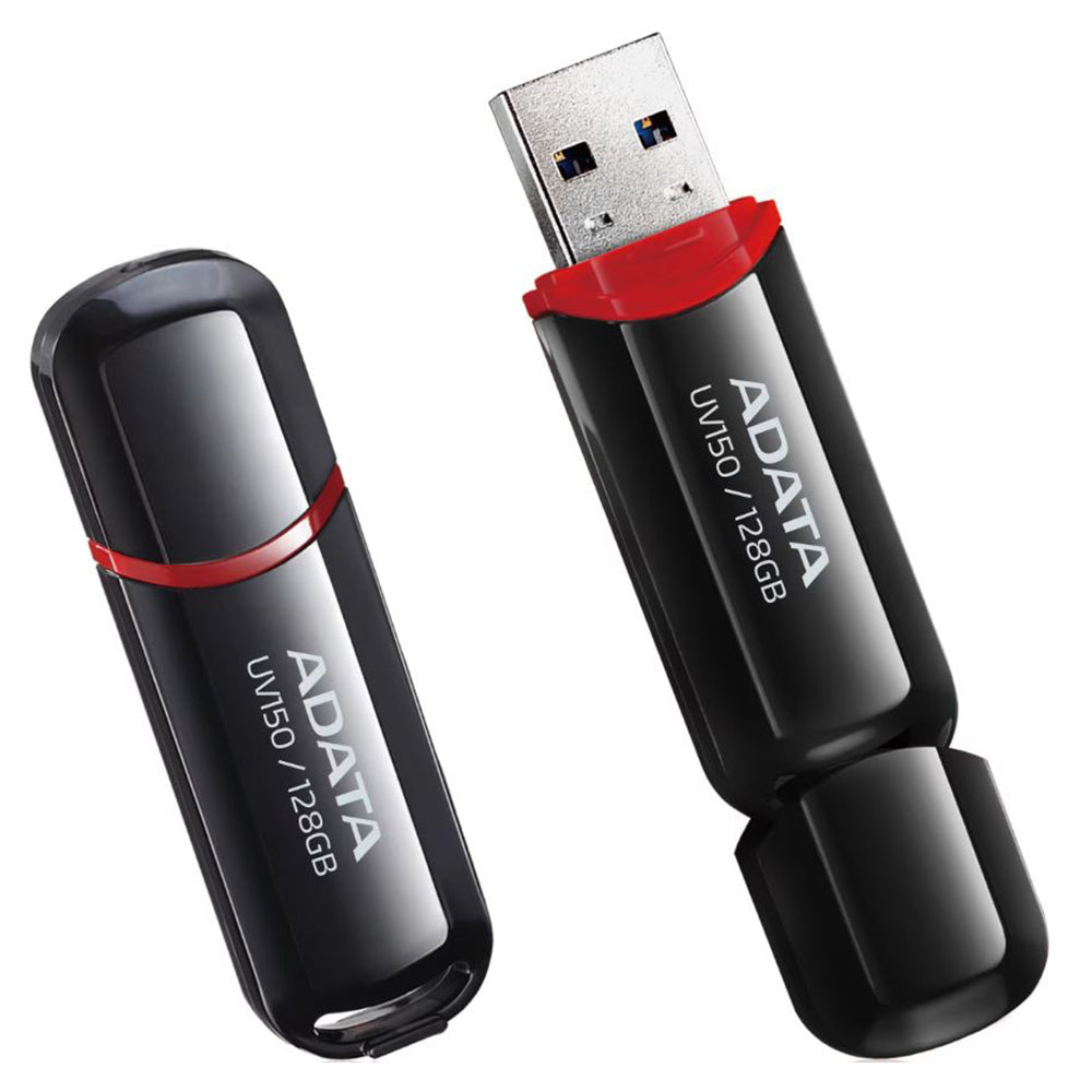 Adata UV150 USB-A 3.2 External Memory, 128GB AUV150-128G-RBK