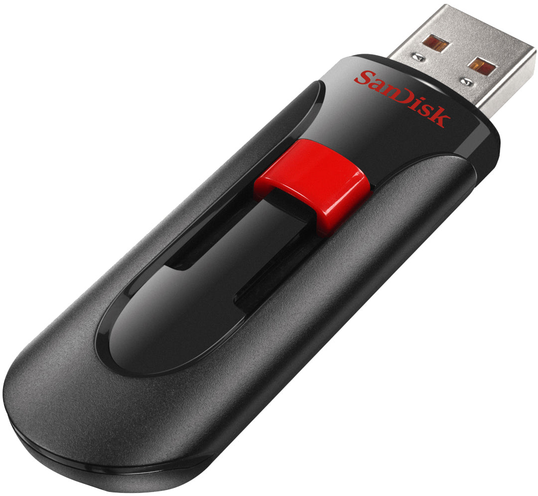 SanDisk Cruzer Glide USB-A External Memory, 64Gb SDCZ60-064G-B35