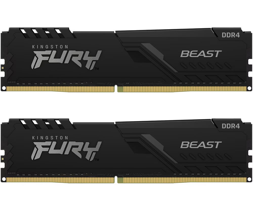 Kingston Fury Beast RAM, DDR4, 2 x 16GB, 3200MHz KF432C16BBK2/32
