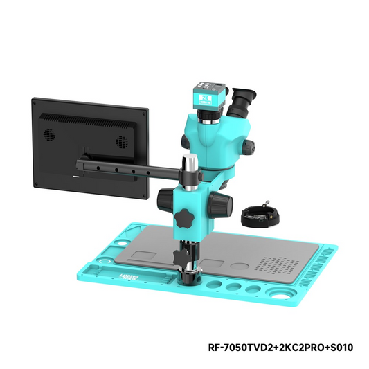 Microscope with Monitor and Camera RF4 RF-7050TVD2 + 2KC2PRO + S010